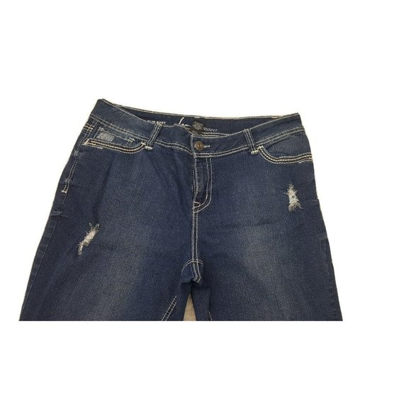 Lane Bryant Denim Jeans Women Size 16 Slim Boot - Picture 2 of 11